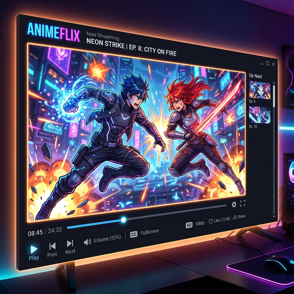 Watch anime streaming in HD and 4K with EliteVision