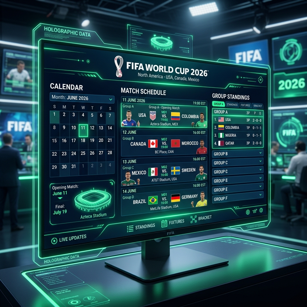 FIFA World Cup 2026 complete schedule and fixtures